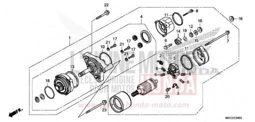 MOTEUR MARCHE ARRIERE GL1800K de 2019